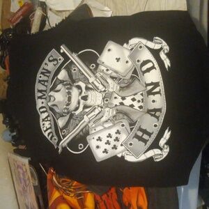 Mens XL Vintage2013 Deadwood SD sleeveless button up shirt